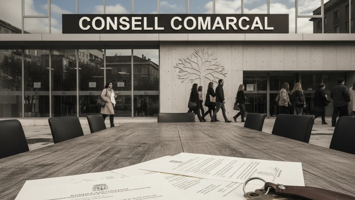 Imatge genèrica d'unes claus de casa sobre una taula amb documents oficials.