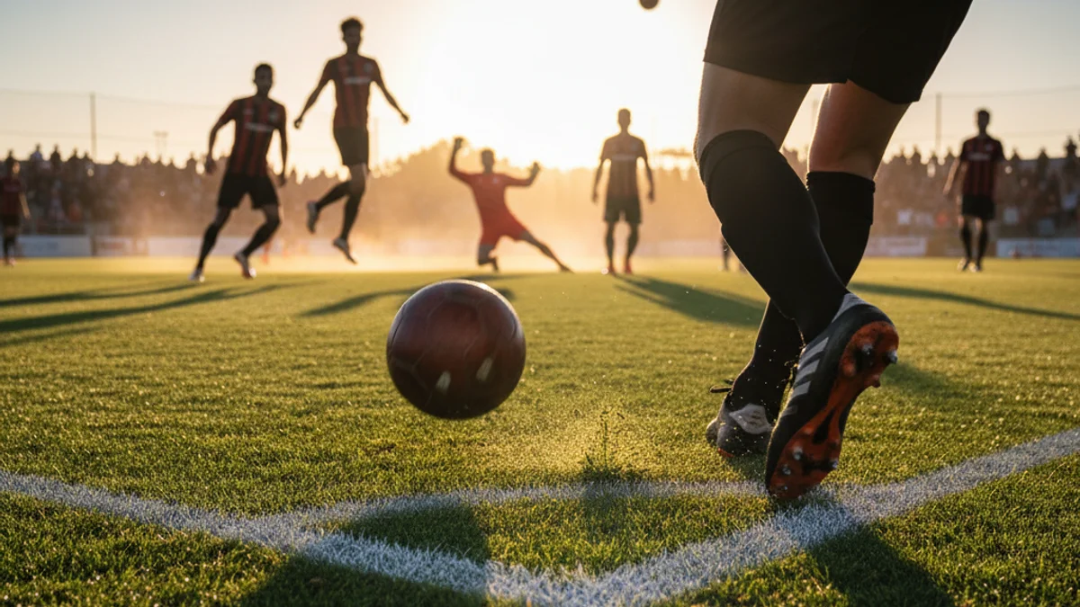 Imatge genèrica d'un partit de futbol territorial a les Terres de l'Ebre.