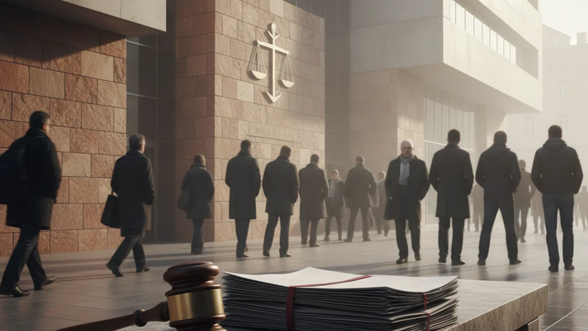 Imatge genèrica dels jutjats de Tortosa on ha declarat l'artista investigat.