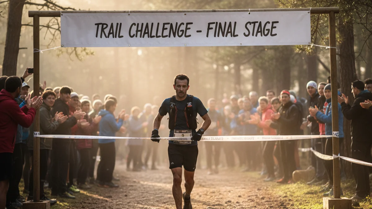 Imatge genèrica d'una competició de trail running en un entorn natural.