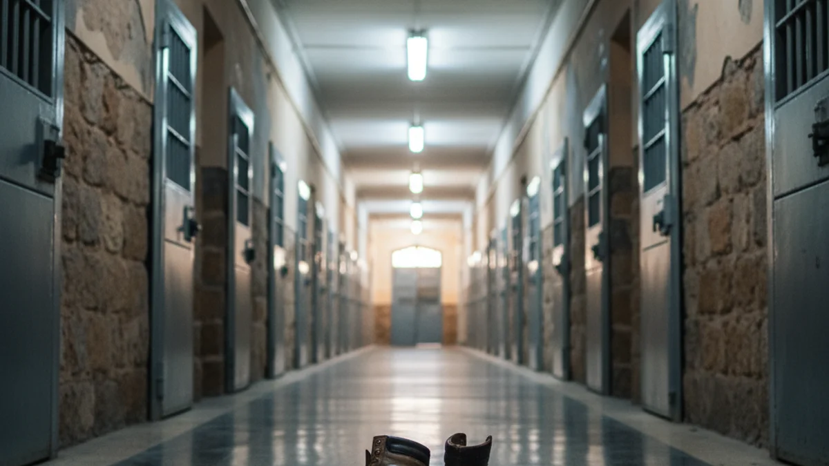 Imatge genèrica de l'interior d'un centre penitenciari amb un passadís i cel·les.