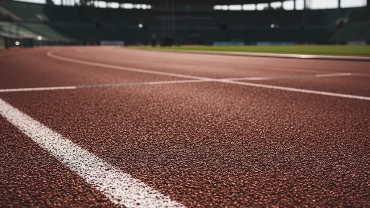 Imatge genèrica d'una pista d'atletisme on s'entrenen els esportistes.