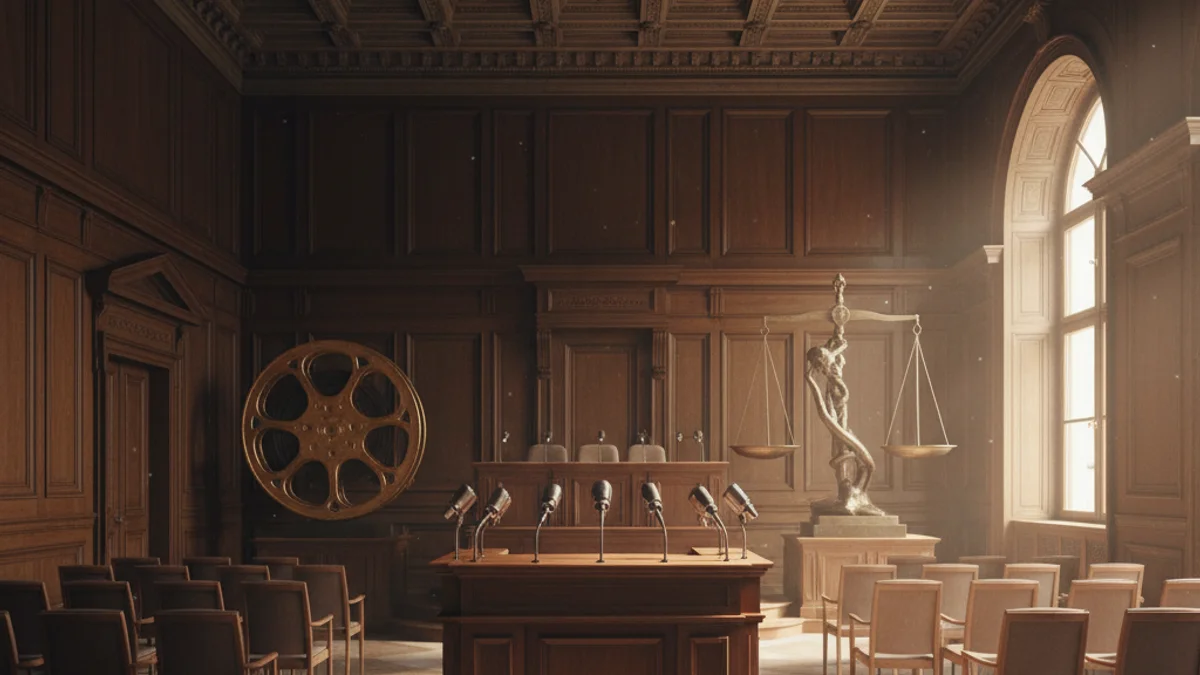 Imatge genèrica d'una sala institucional preparada per a un acte d'entrega de distincions civils.