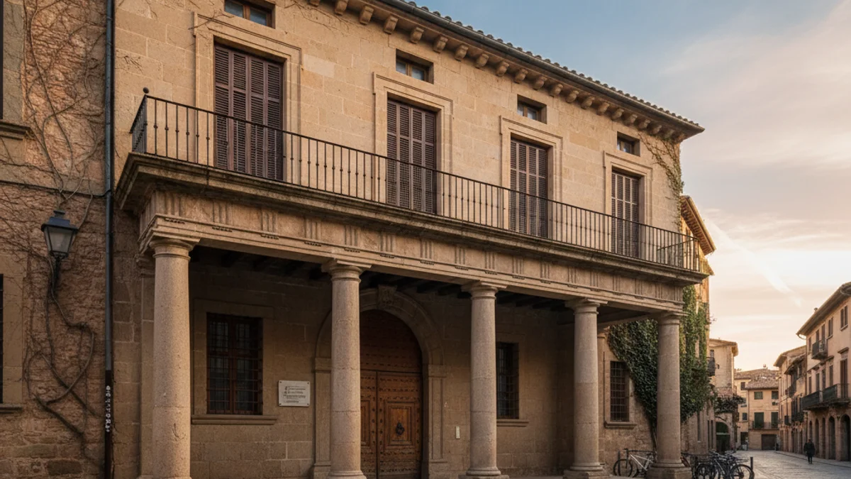 Imatge genèrica de la façana d'un ajuntament que representa la institució municipal.