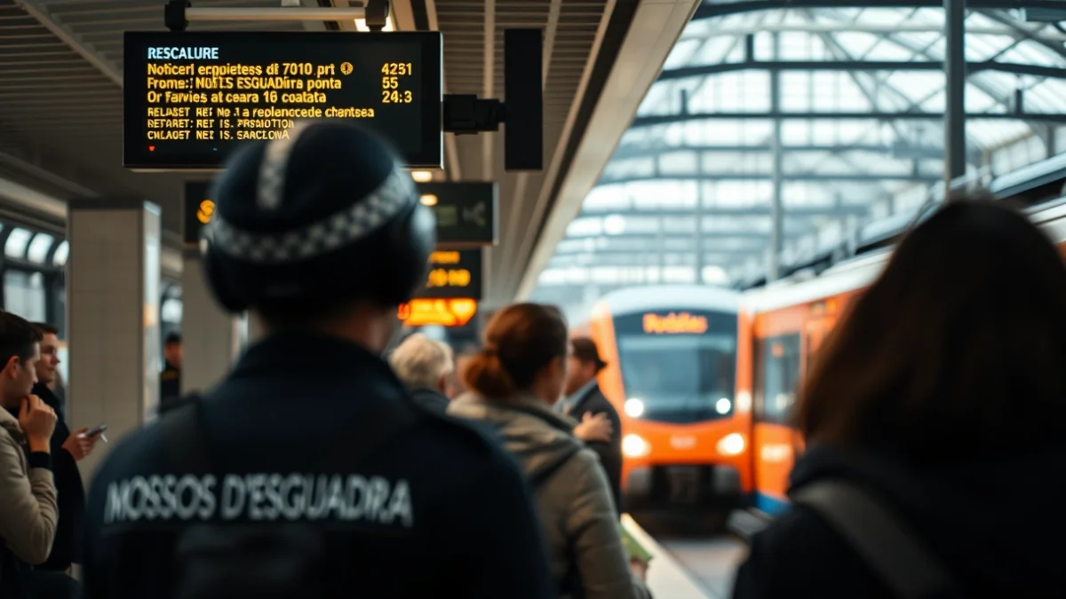 Imatge genèrica d'un tren de Rodalies de Catalunya en una estació de Barcelona.
