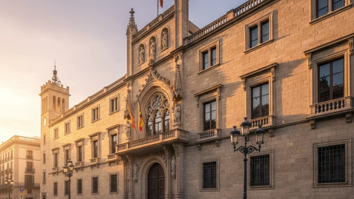 Imatge genèrica de l'entrada del Palau de la Generalitat a Barcelona.