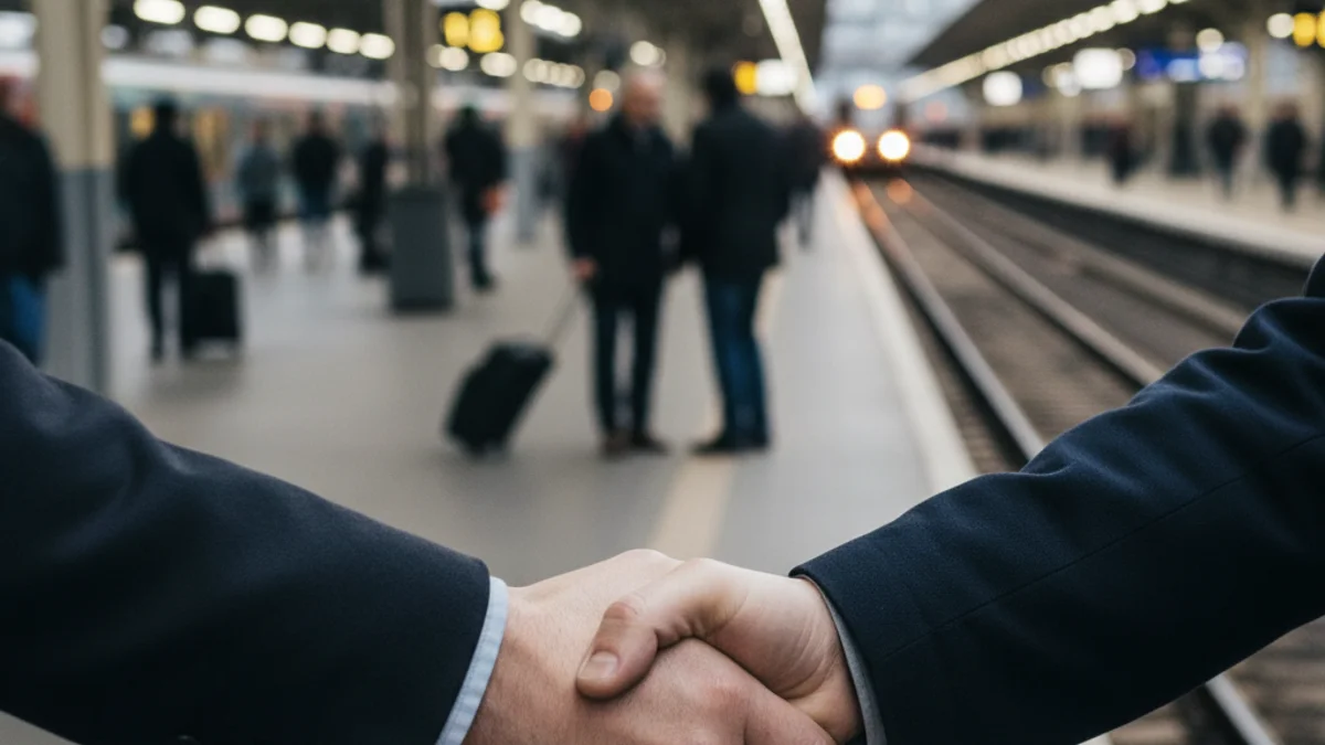 Imatge genèrica d'una estació de tren o vies fèrries, simbolitzant el servei ferroviari.