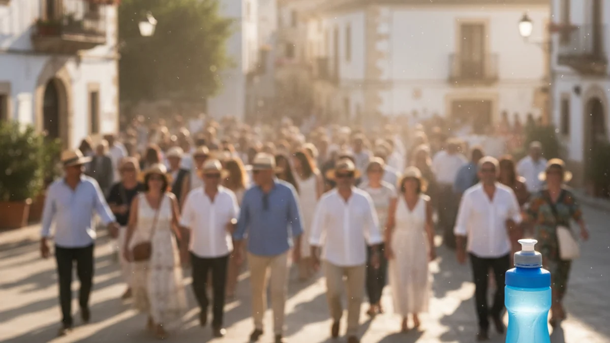 Imatge genèrica d'una caminada popular en un entorn urbà amb un ambient festiu i solidari.