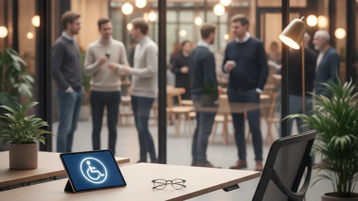 Imatge genèrica d'un espai d'atenció social accessible i modern.