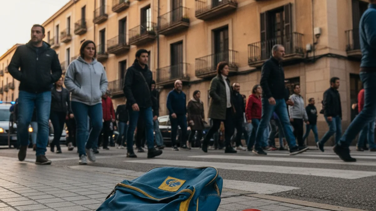 Imatge genèrica d'un carrer residencial amb un edifici de pisos al fons.