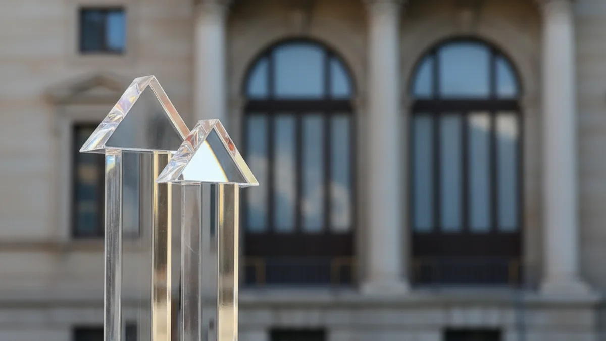 Imagen genérica de un acto institucional de entrega de un galardón europeo.