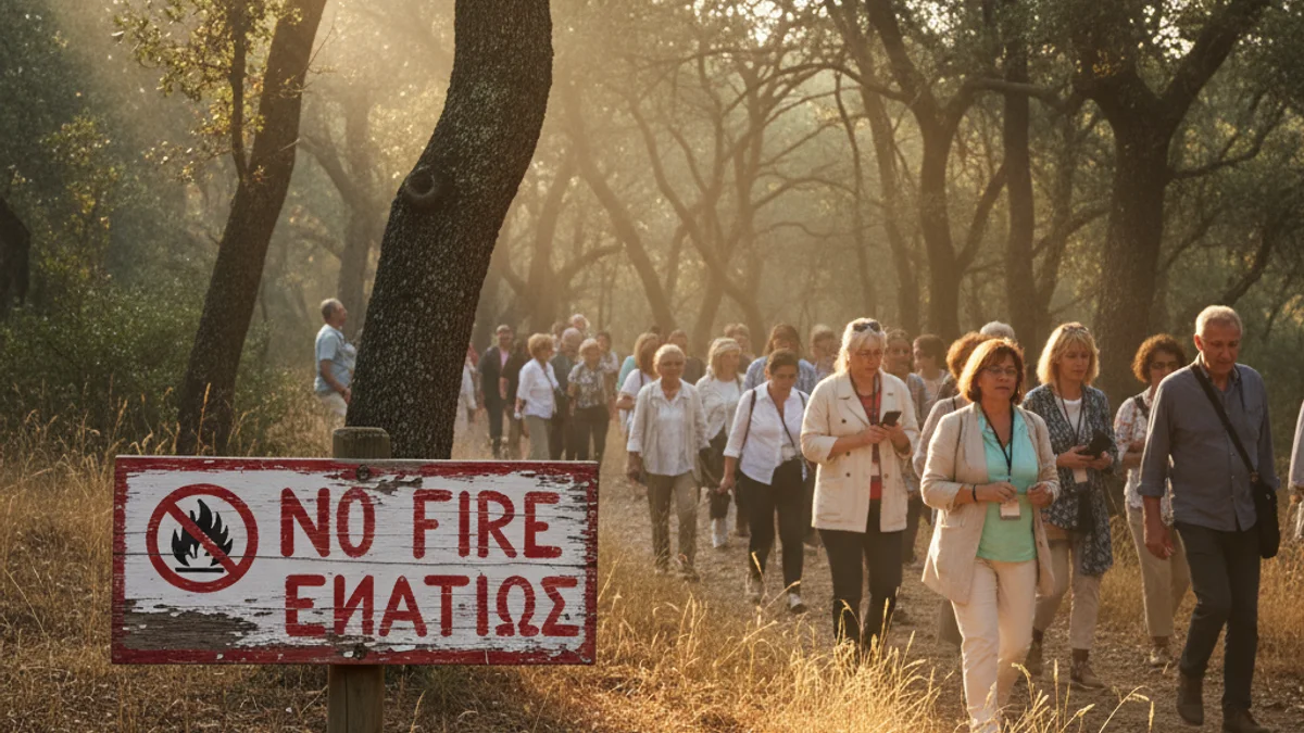 Imagen genérica de un bosque mediterráneo donde se aplican las restricciones para prevenir incendios forestales.
