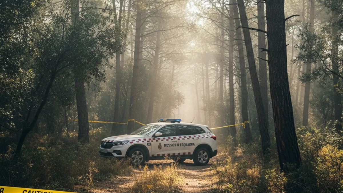 Generic image of a forest path closed for sanitary security reasons.