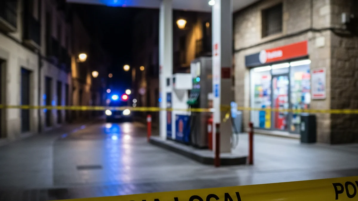 Generic image of police tape cordoning off an area during a nighttime investigation.