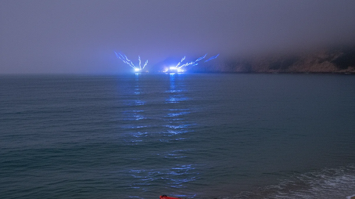 Imatge genèrica d'un caiac buit a la deriva al mar durant un operatiu de recerca.