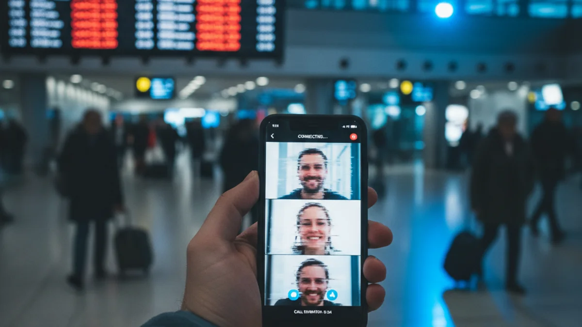 Imagen genérica de una persona siguiendo las noticias de un conflicto bélico a través del teléfono móvil.