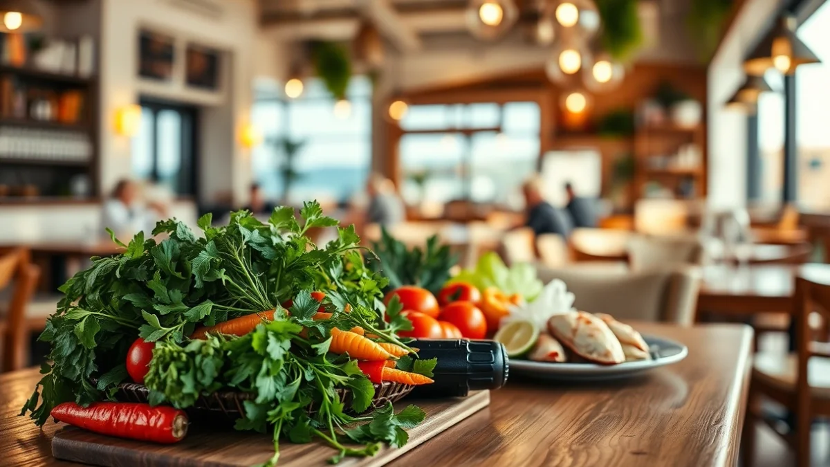 Imatge genèrica d'un restaurant compromès amb el producte de proximitat i la sostenibilitat.