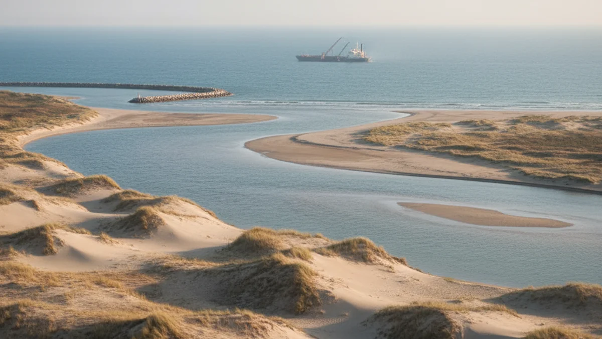 Generic image of a protected coastal dune area in the Ebro Delta.