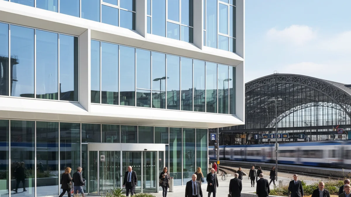 Generic image of a modern hospital facade representing public health investment.