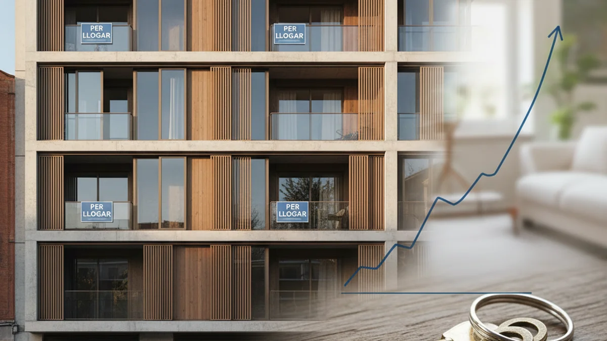 Generic image of house keys on a table with a blurred background.