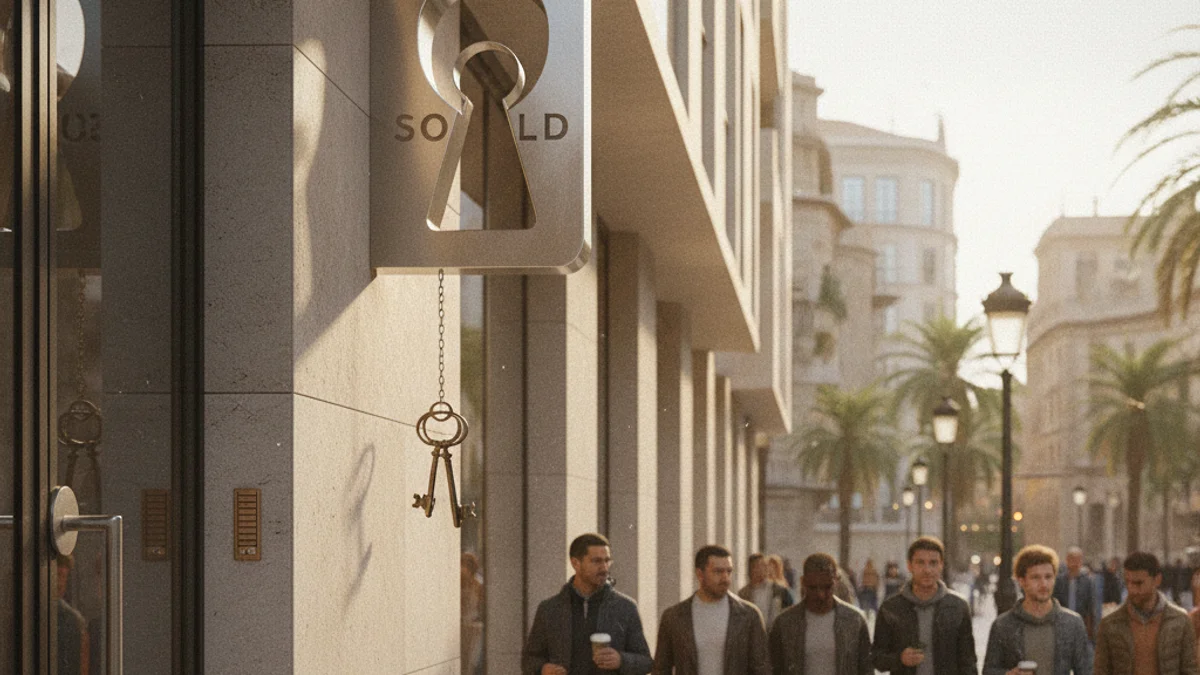 Imatge genèrica d'un edifici d'habitatges moderns que representa el mercat immobiliari.