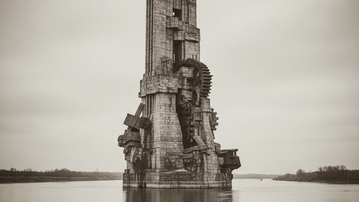 Imagen genérica de un monumento histórico situado en medio de un río.