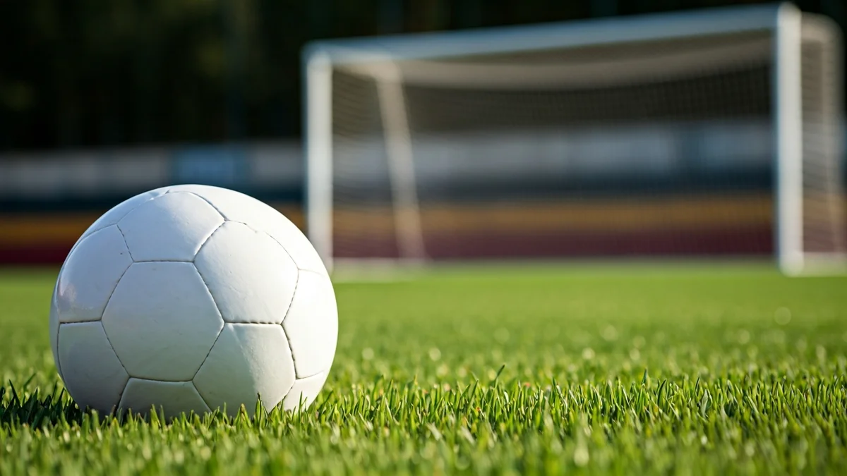 Imatge genèrica d'una pilota de futbol sobre la gespa d'un camp