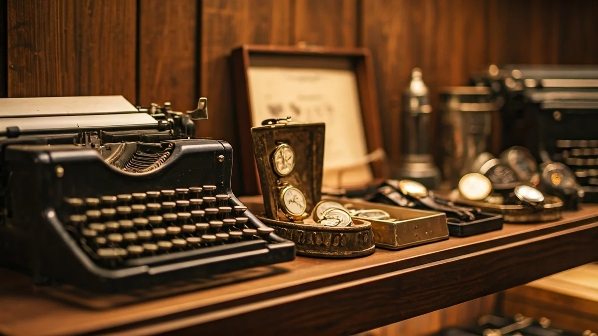Generic image of antique and curious objects in a vintage shop.