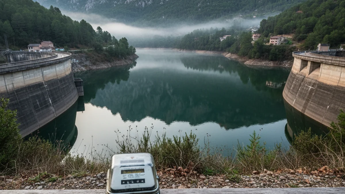 Generic image of the Baells reservoir surrounded by mountains.