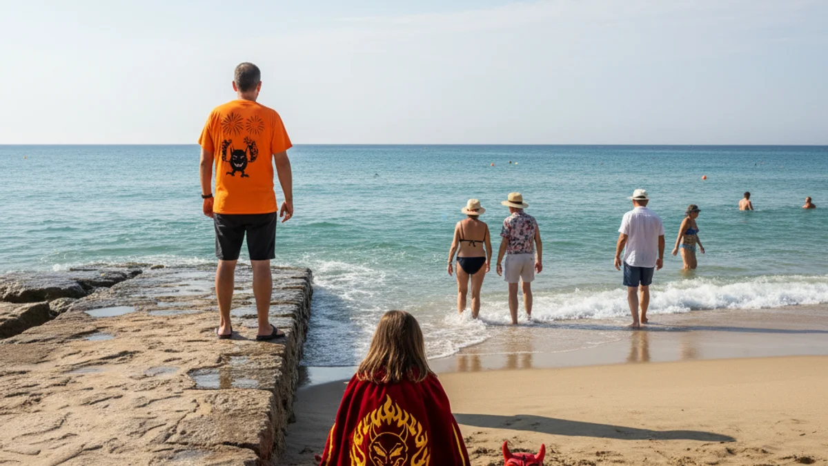 Imagen genérica de una playa mediterránea con un espigón y el horizonte marino.