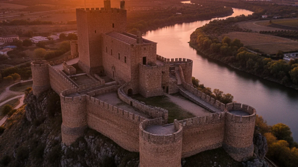 Imagen genérica del imponente castillo de Miravet, último bastión de los templarios en Cataluña.