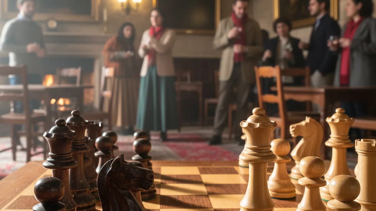 Imatge genèrica d'un tauler d'escacs durant una competició oficial.