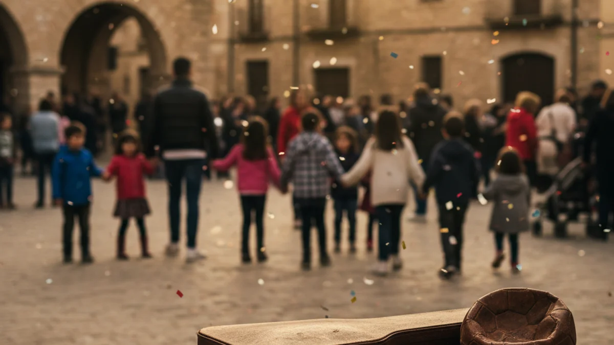 Imagen genérica de una celebración comunitaria en un pueblo de Ponent.