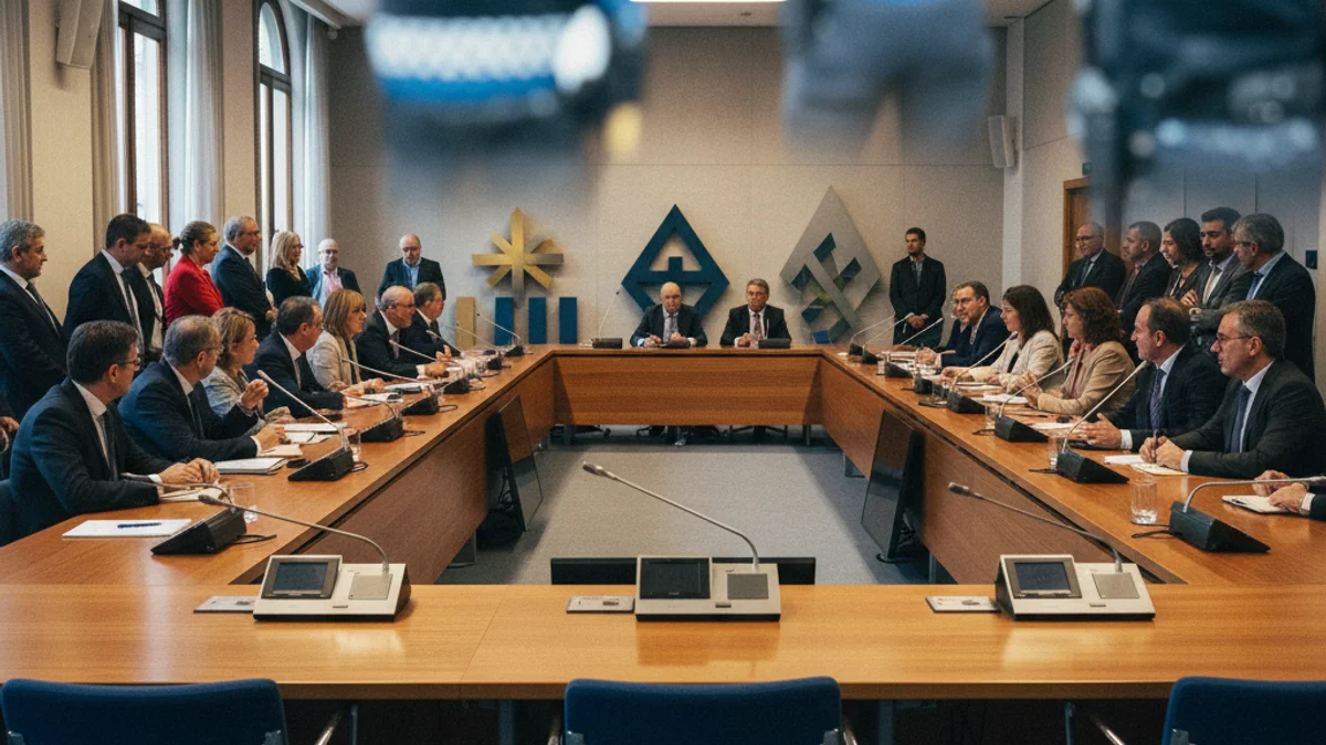 Imagen genérica de una reunión institucional sobre seguridad ciudadana.