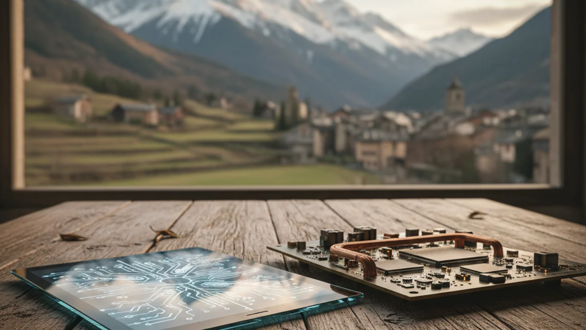 Imatge genèrica que simbolitza la innovació tecnològica en un entorn de muntanya.