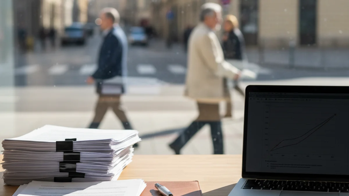 Imatge genèrica d'un escriptori amb apunts i material d'estudi per a unes oposicions.