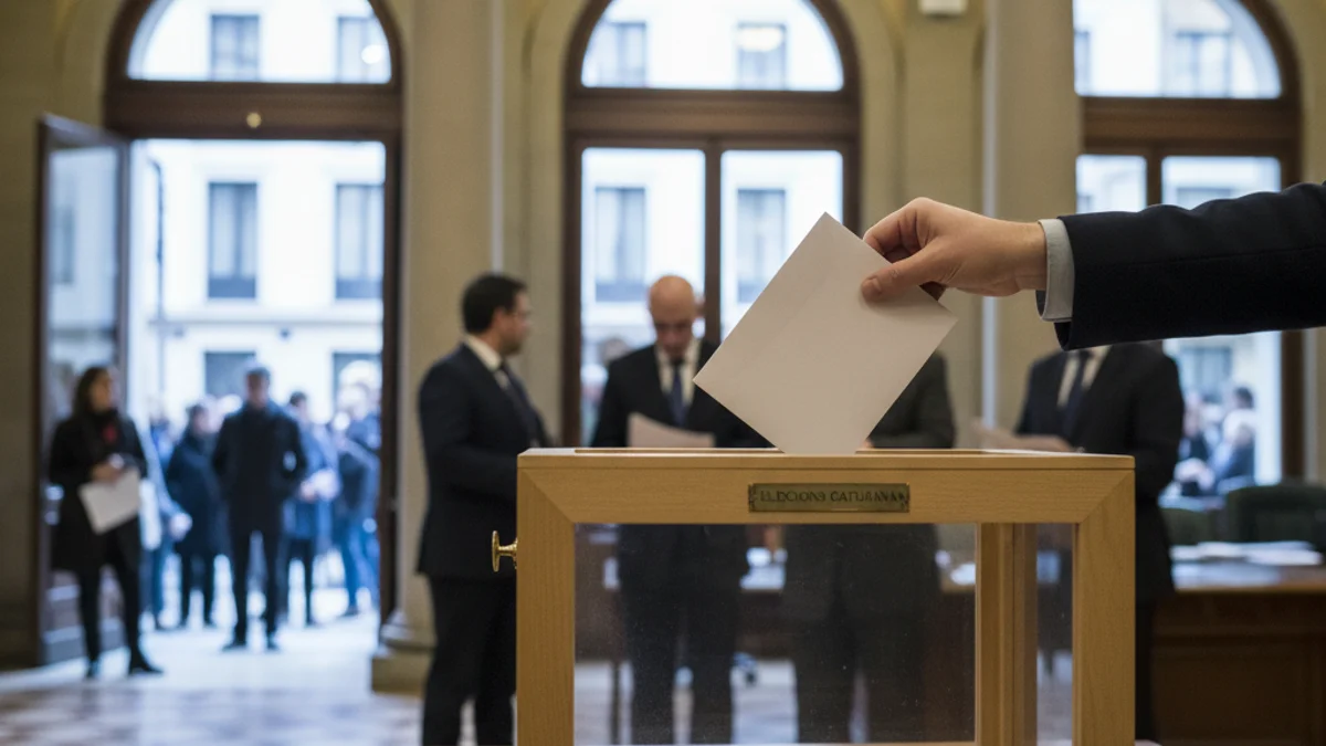 Generic image of a ballot box during a voting day in an institution.