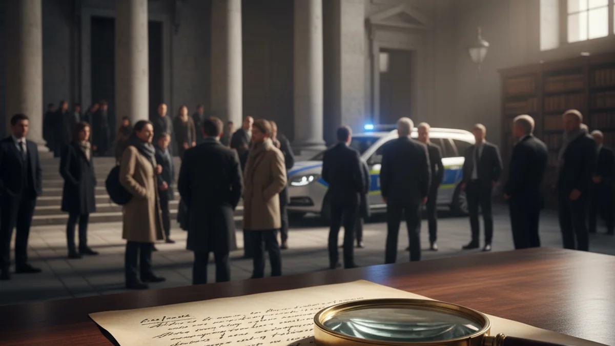 Imatge genèrica d'una investigació judicial amb documents i una lupa.