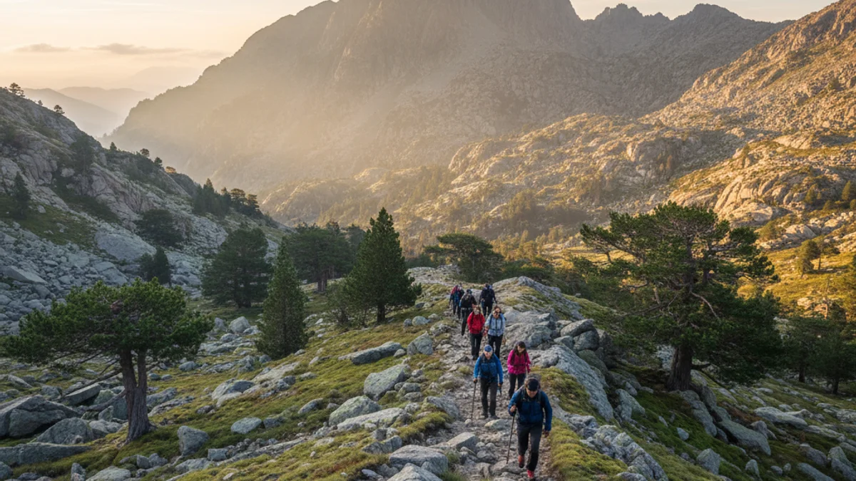 Imatge genèrica d'un sender d'alta muntanya als Pirineus durant l'estiu.