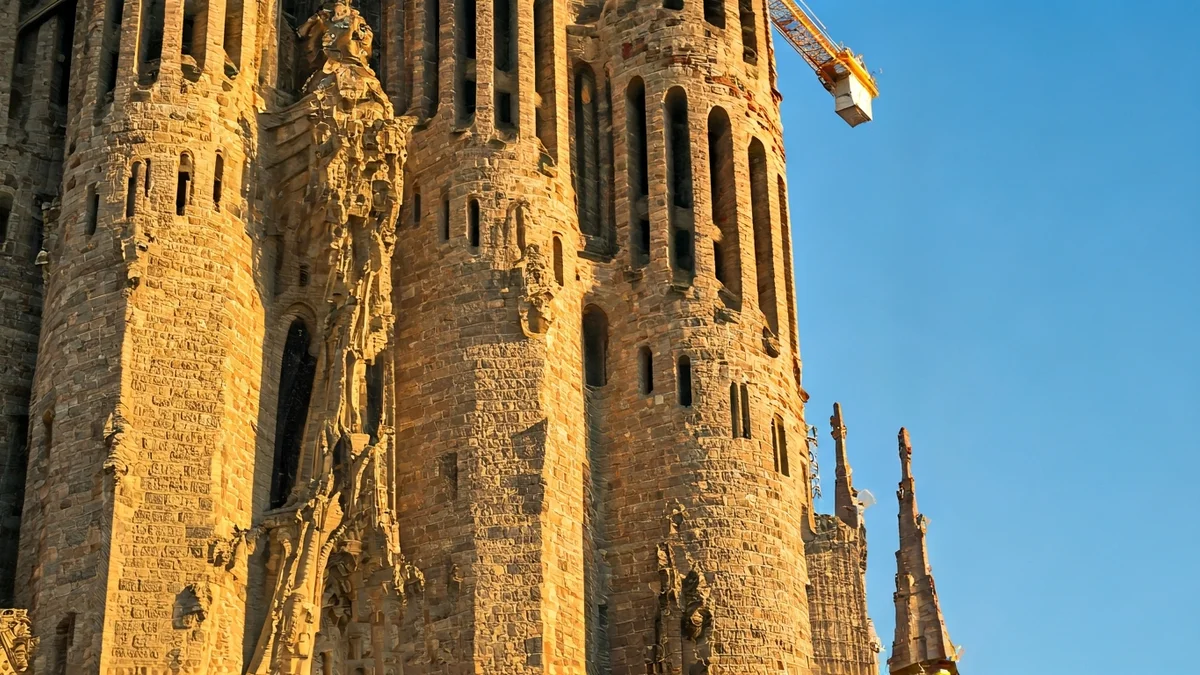 Generic image of the Sagrada Familia facade with architectural details.