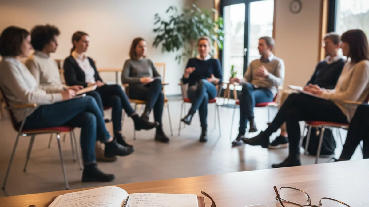 Imatge genèrica d'un taller educatiu per a famílies sobre l'ús de la tecnologia.