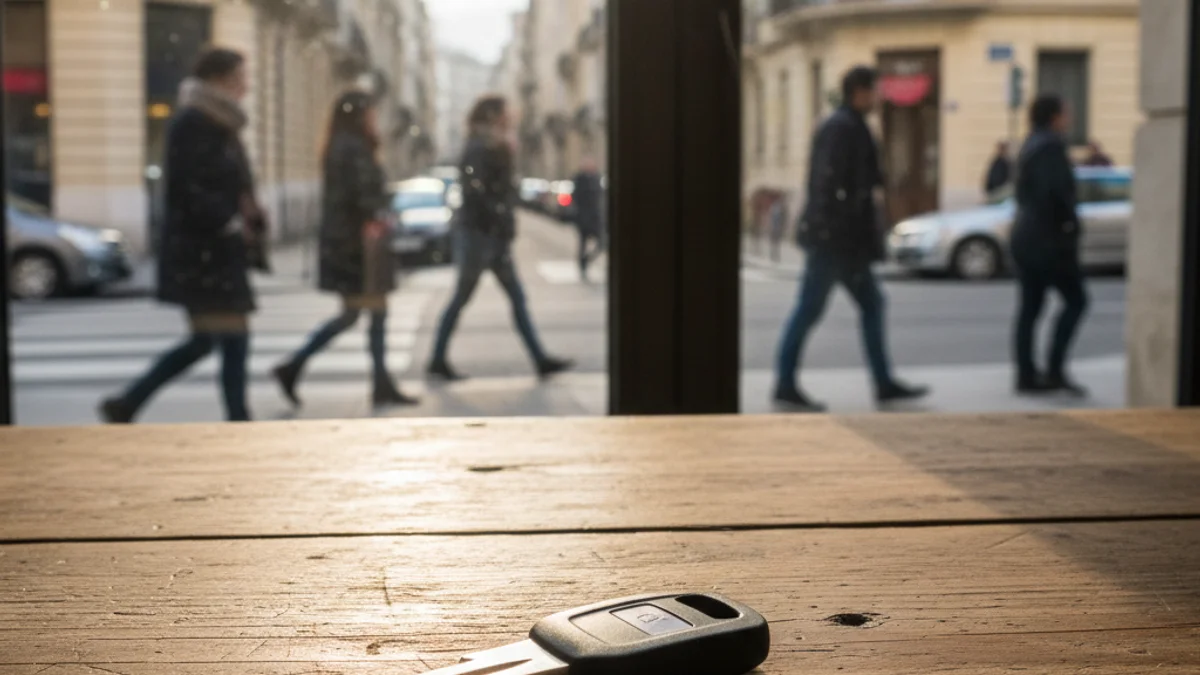 Generic image of house keys on a table.