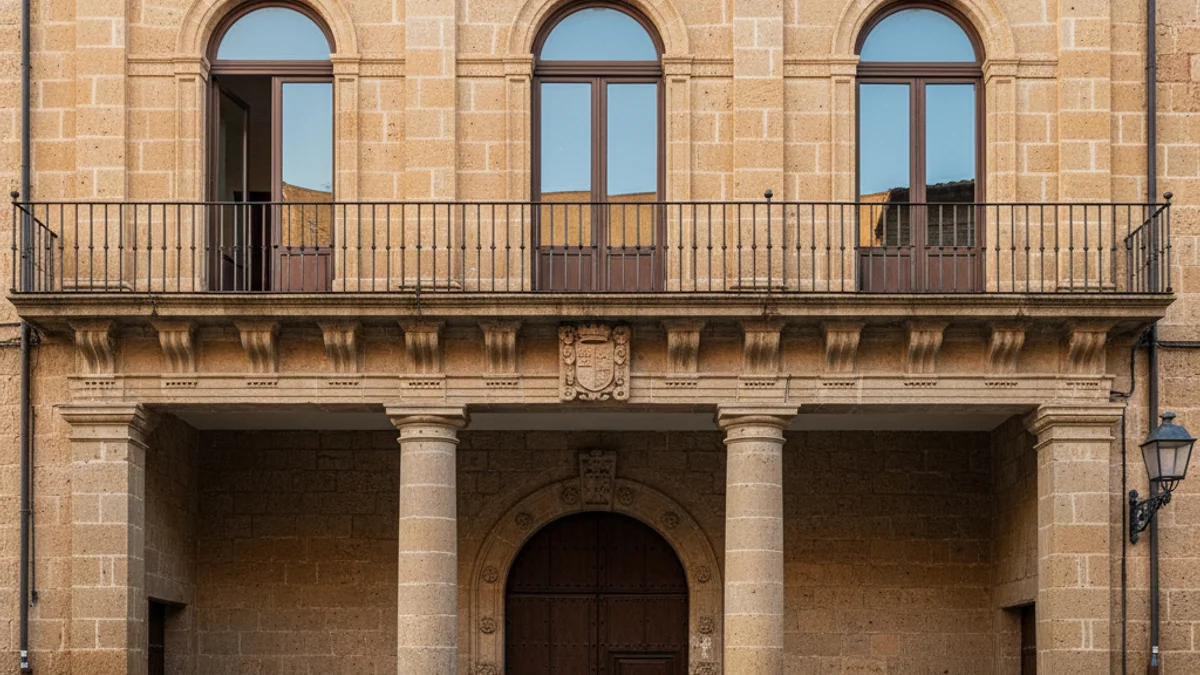 Imagen genérica de la fachada de un edificio institucional en la Terra Alta.