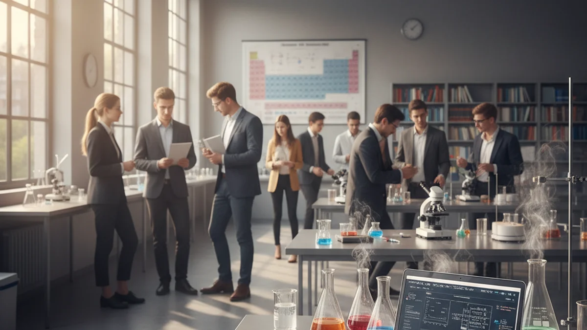 Imatge genèrica d'un entorn acadèmic i professional que simbolitza la formació dual.