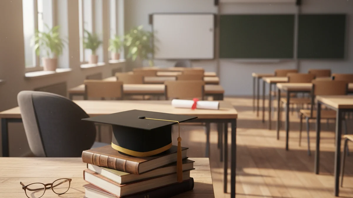 Imatge genèrica d'un entorn educatiu amb llibres i material acadèmic.