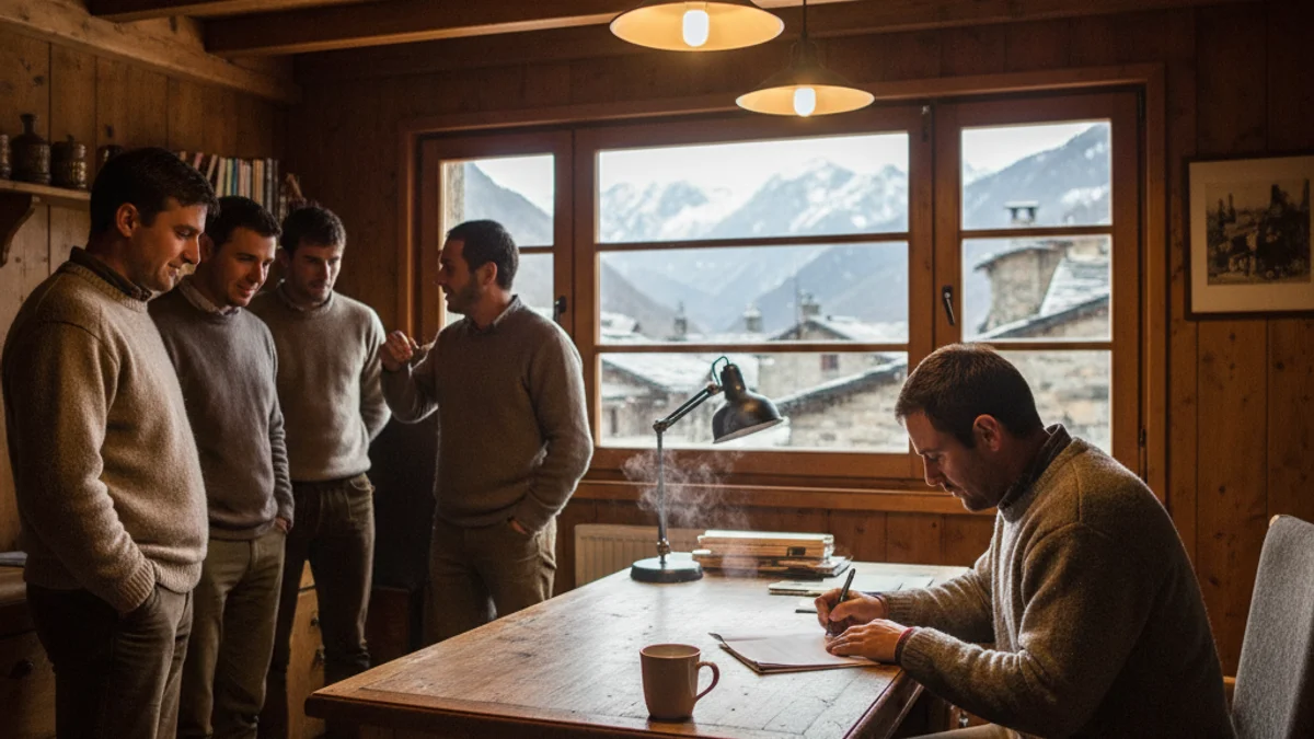 Imatge genèrica d'una oficina rural on es tramiten ajuts econòmics.