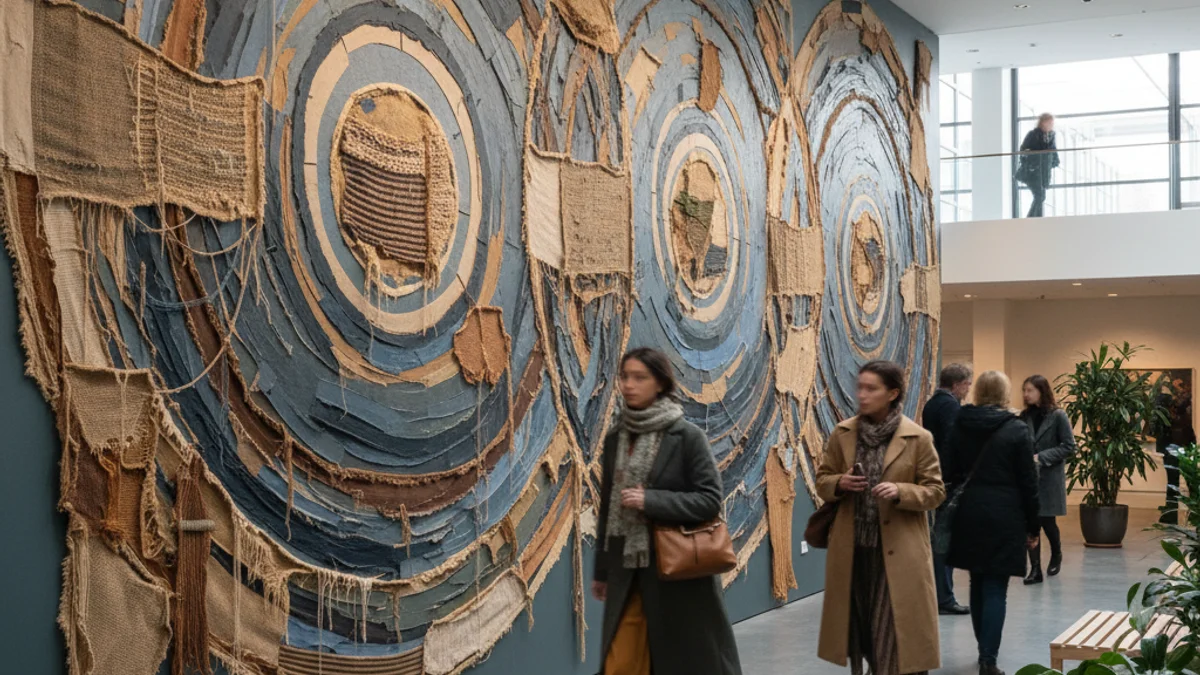 Imatge genèrica d'una instal·lació artística en un centre cultural.