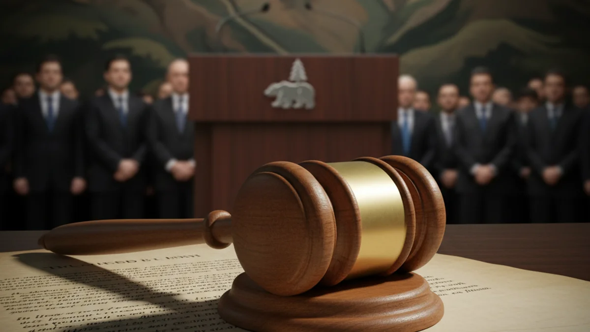 Imatge genèrica d'un mall de jutge sobre uns documents legals que simbolitzen un canvi normatiu.