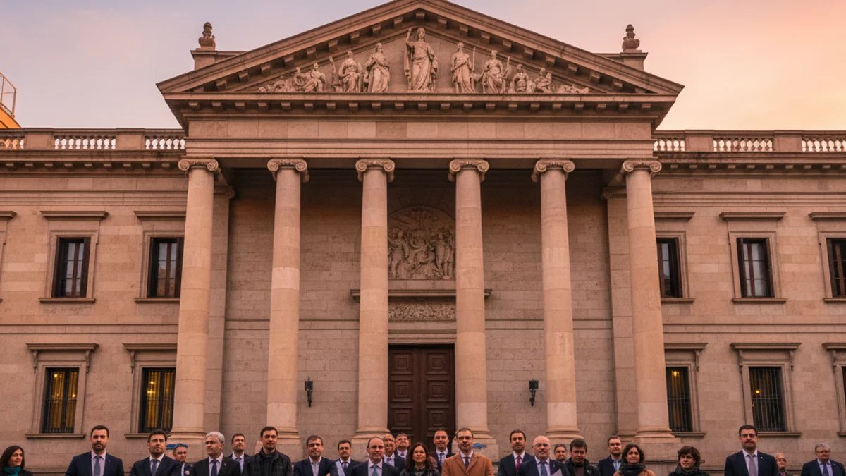 Generic image of the facade of the Parliament of Catalonia.