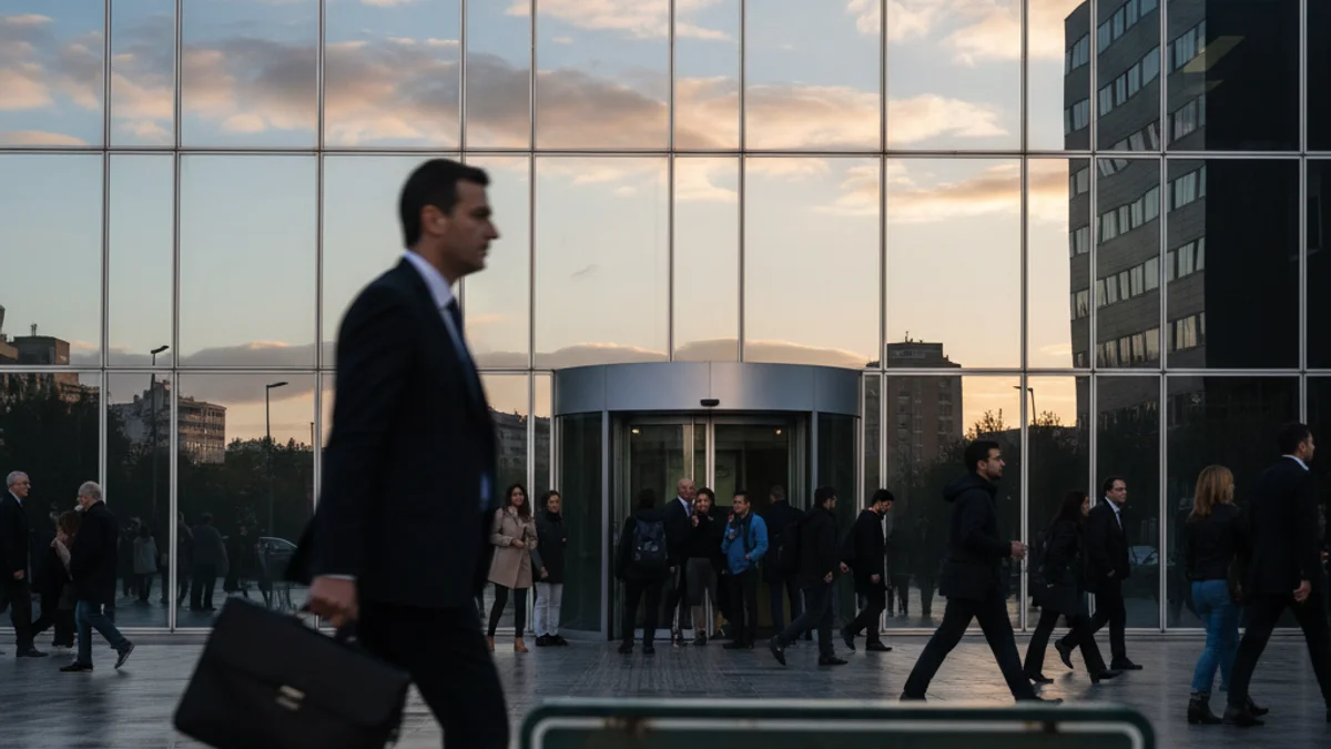 Generic image of a business and office environment symbolizing the labor market.